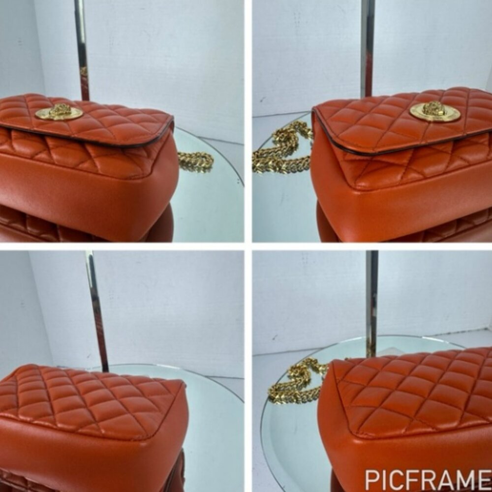Gianni Versace Medusa Leather Shoulder Bag - Picture 7 of 12